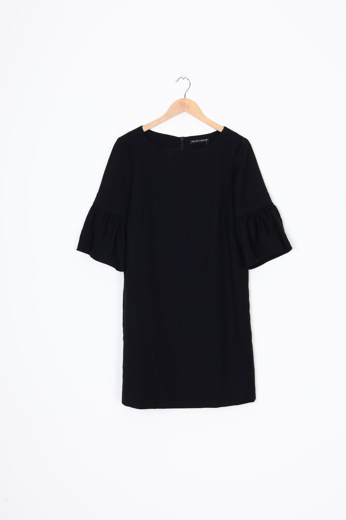 Helen Cherry Womens Black Dress Size 14