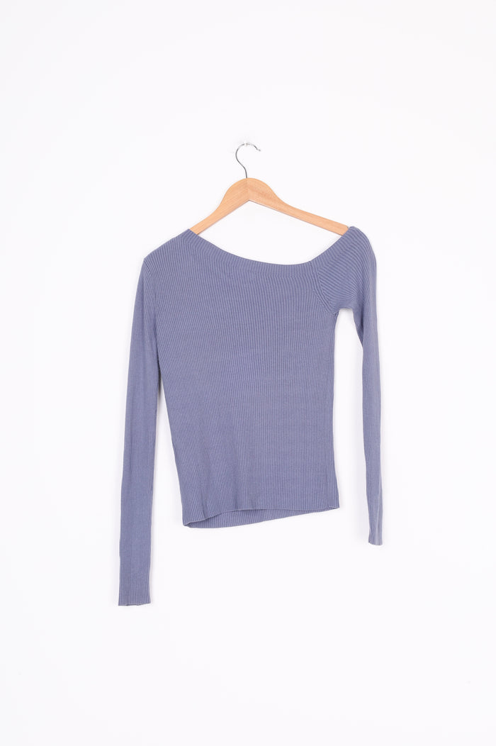Henne Womens Blue Top Size S