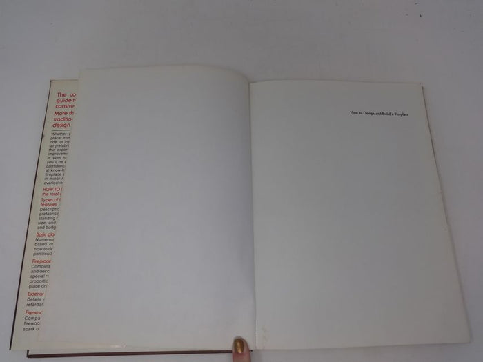 How to Design and Build a Fireplace by Stanley Schuler