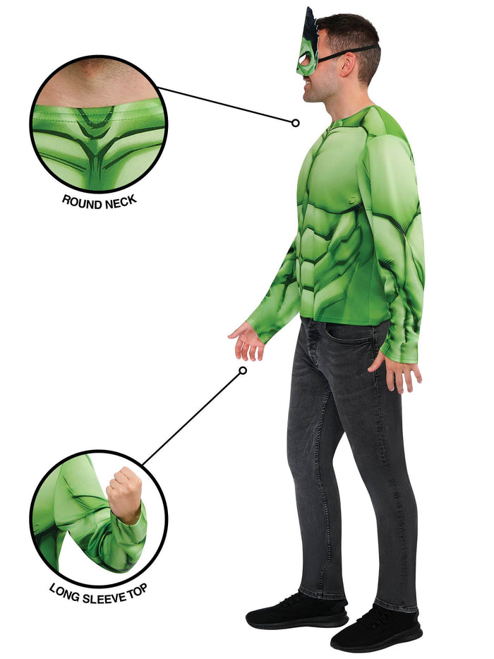 Hulk Top And Half Mask