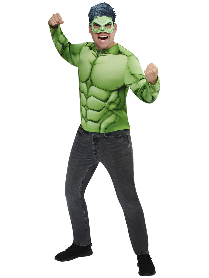 Hulk Top And Half Mask