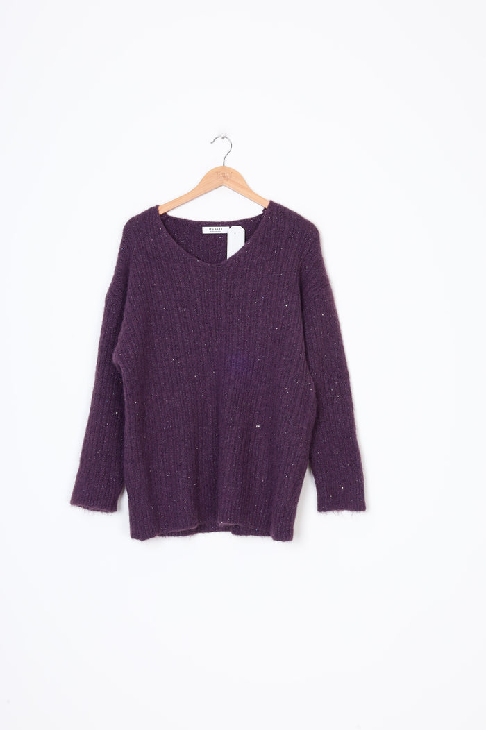 Hyhill Womens Purple Jumper Size S