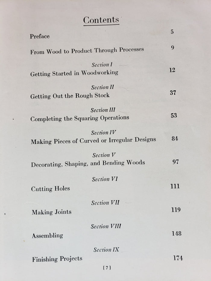 Industrial Arts Woodworking (1955)