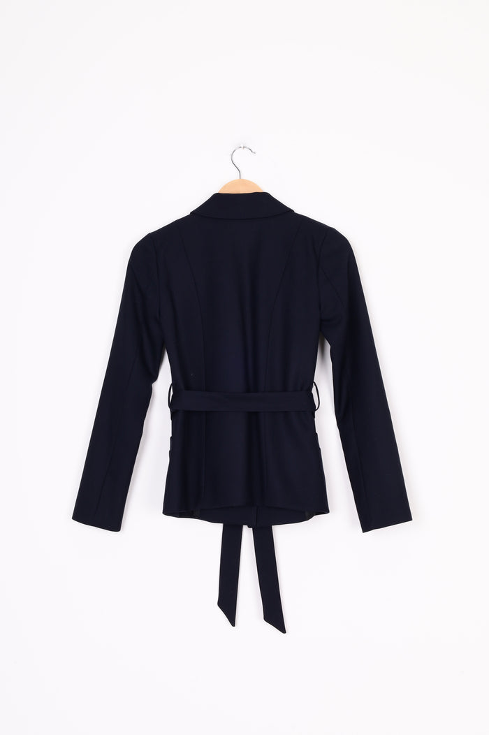 Ingrid Starnes (Sample) Womens Blue Blazer Size 6