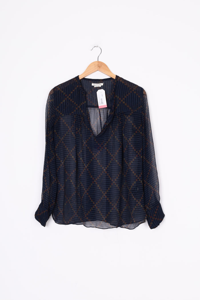 Isabel Marant Etoile Womens Blue Top Size 34