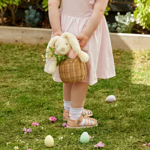 Jiggle & Giggle 25cm Bunny Plush Toy - Lemon