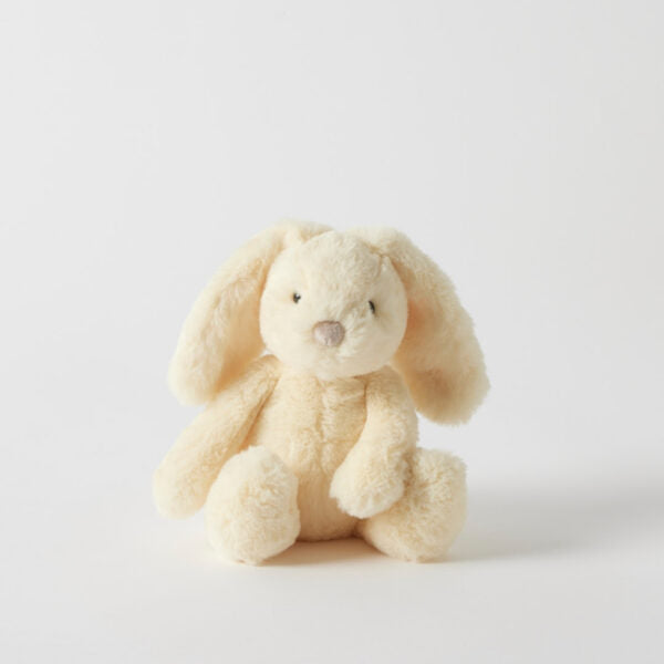 Jiggle & Giggle 25cm Bunny Plush Toy - Lemon