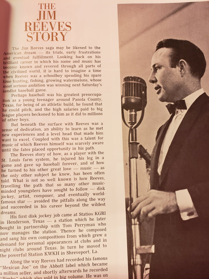 Jim Reeves Memorial & Souvenir Photo Album Vol. 1