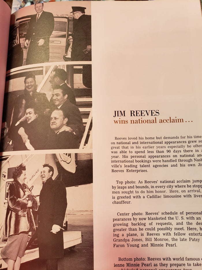 Jim Reeves Memorial & Souvenir Photo Album Vol. 1