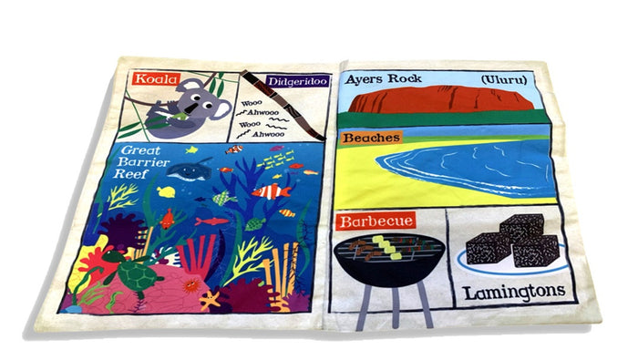 Jo & Nic's Crinkly Cloth Book - All About Australia