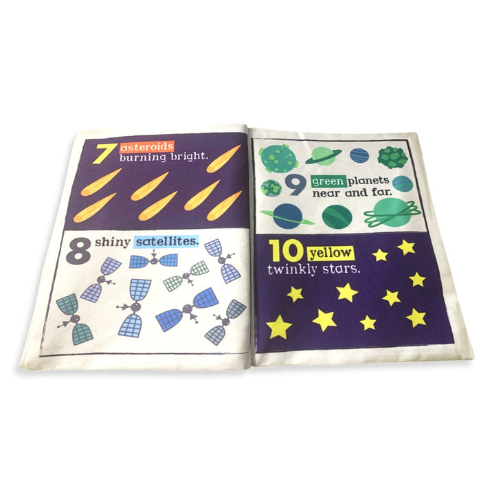 Jo & Nic's Crinkly Cloth Book - Counting in Space