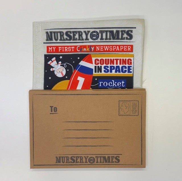 Jo & Nic's Crinkly Cloth Book - Counting in Space