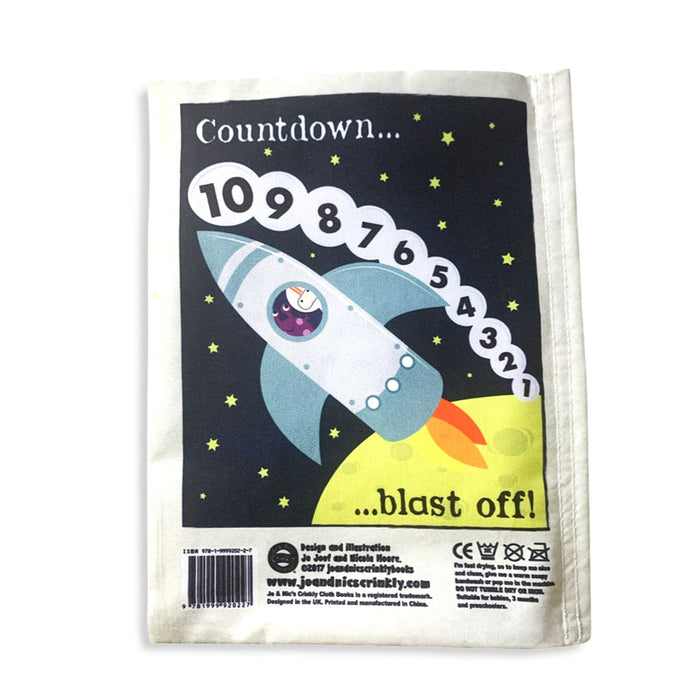 Jo & Nic's Crinkly Cloth Book - Counting in Space