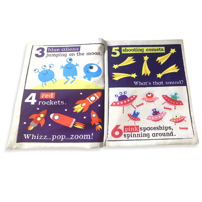Jo & Nic's Crinkly Cloth Book - Counting in Space