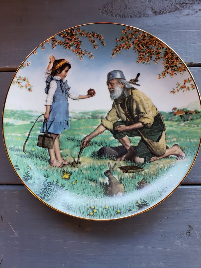 Johnny Appleseed commemorative plate