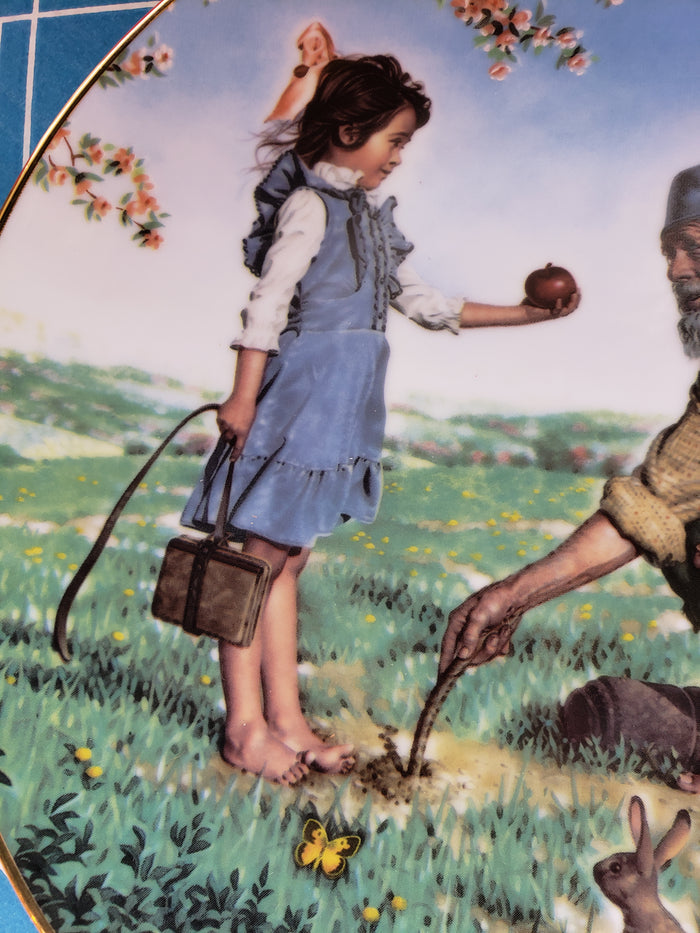 Johnny Appleseed commemorative plate
