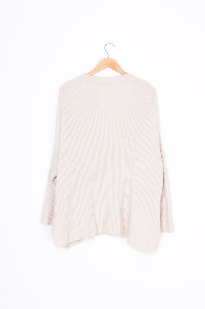 juliette hogan Womens Beige Jumper Size L