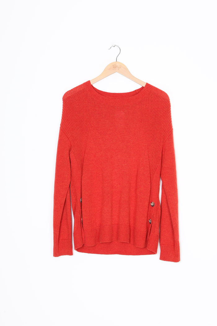 Jump Womens Orange Jumper Size S