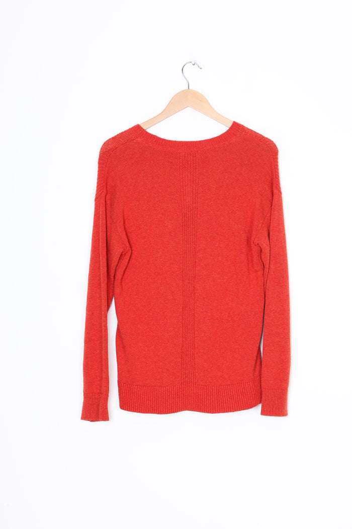 Jump Womens Orange Jumper Size S