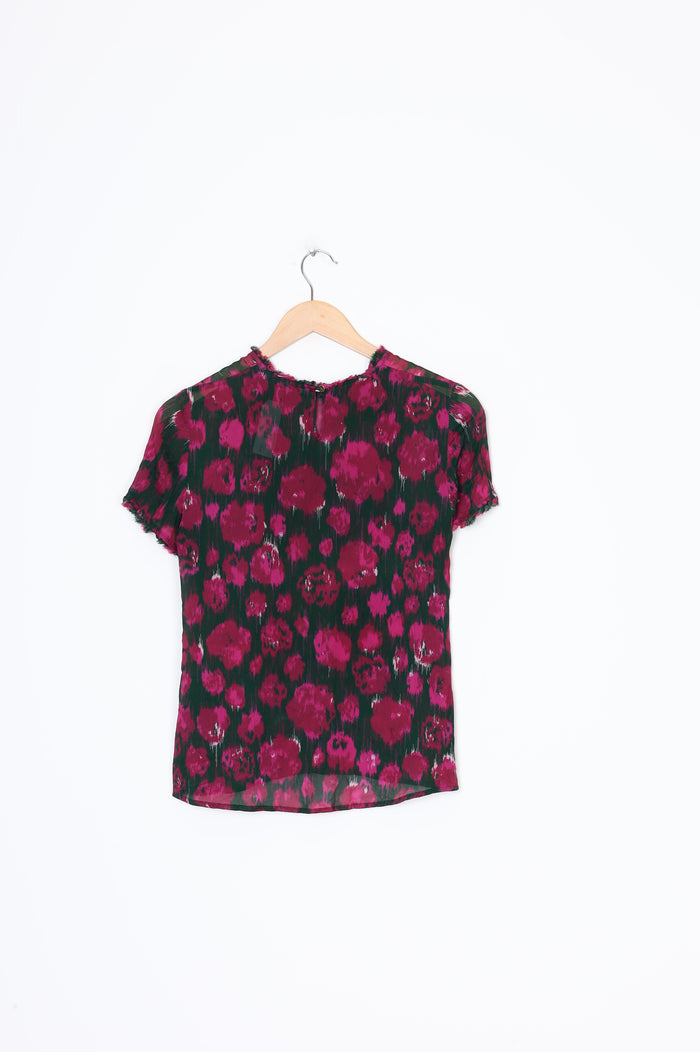 Kate Sylvester Womens Pink Top Size 8