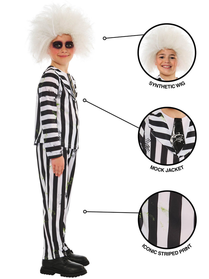 Kids Beetlejuice Costume with wig
