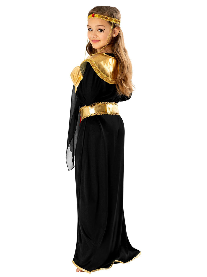 Kids Black Pharaoh Girl Costume