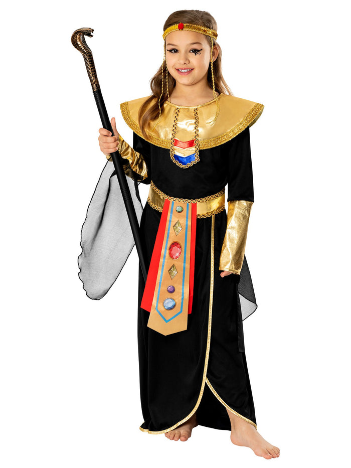 Kids Black Pharaoh Girl Costume
