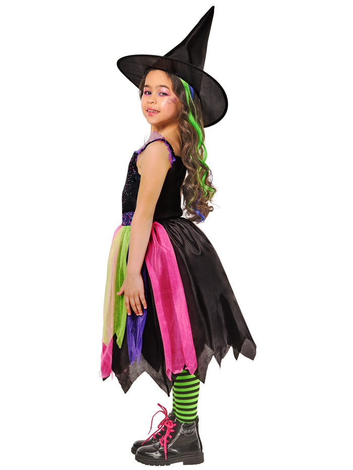 Kids Bright-Night Witch Costume