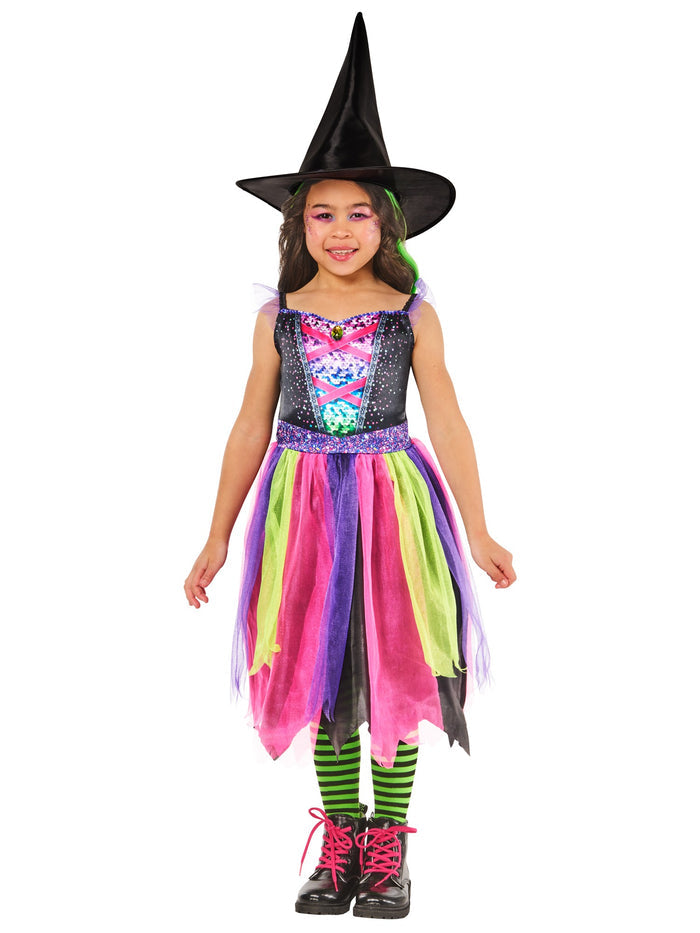 Kids Bright-Night Witch Costume