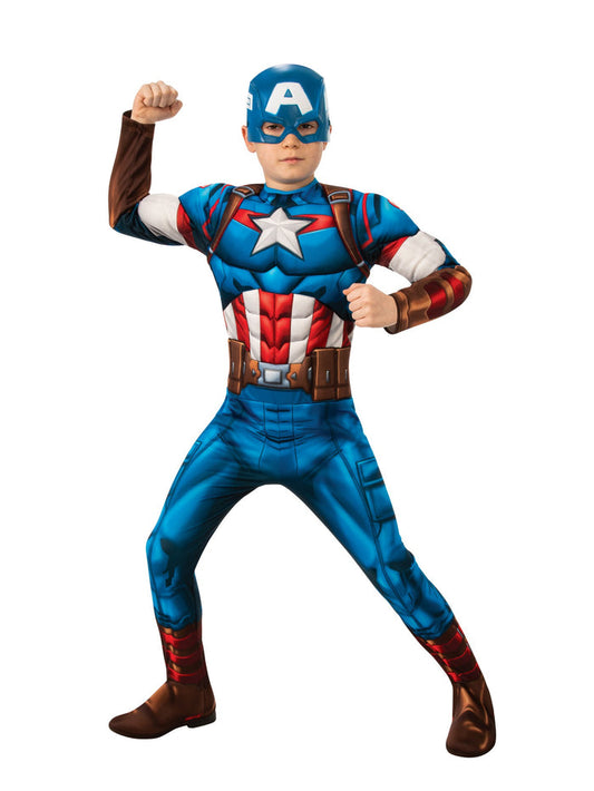 Kids Captain America Deluxe Costume