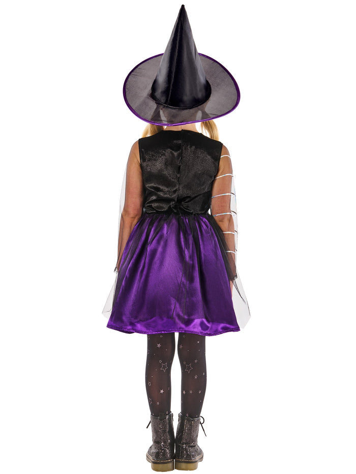 Kids Cobweb Witch Costume