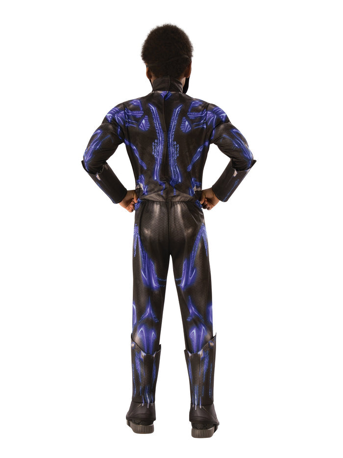 Kids Deluxe Black Panther Battle Suit Costume From Marvel Endgame