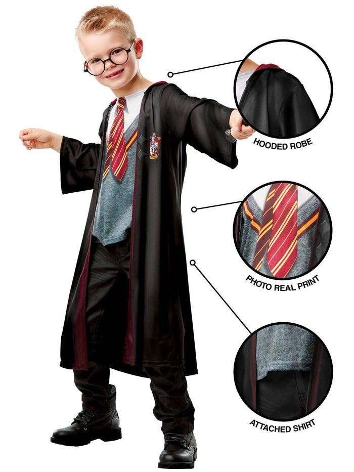 Kids Deluxe Harry Potter Gryffindor Robe Costume