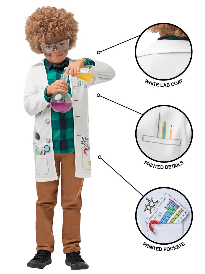 Kids Mad Scientist Costume