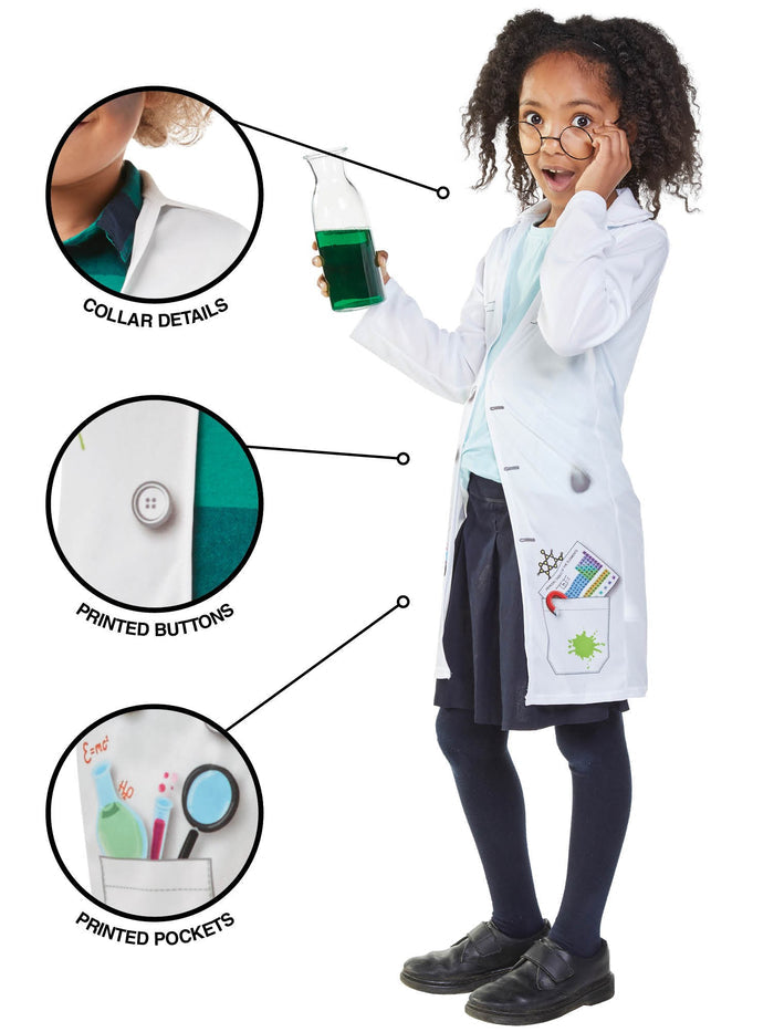 Kids Mad Scientist Costume