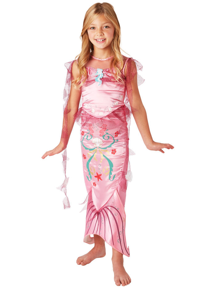 Kids Pink Mermaid Costume