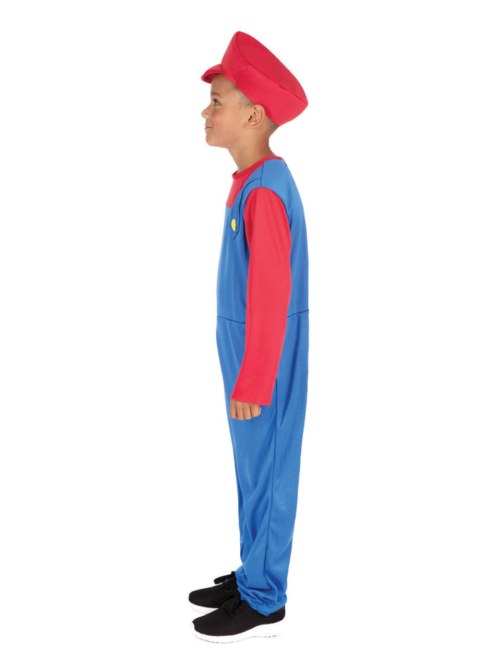 Kids Plumber Boy Costume