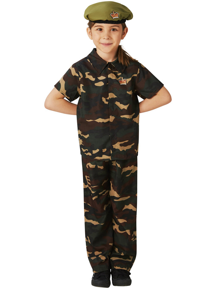 Kids Soldier Costume