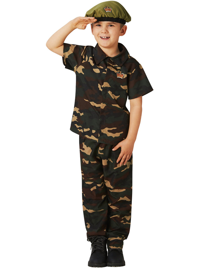 Kids Soldier Costume