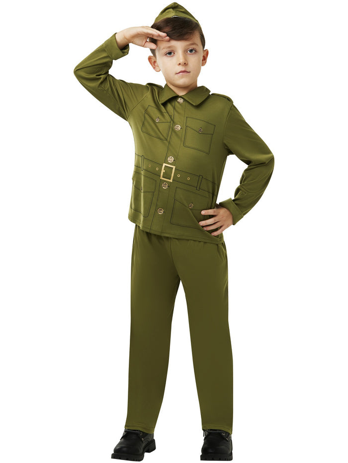 Kids WW2 Solider Costume
