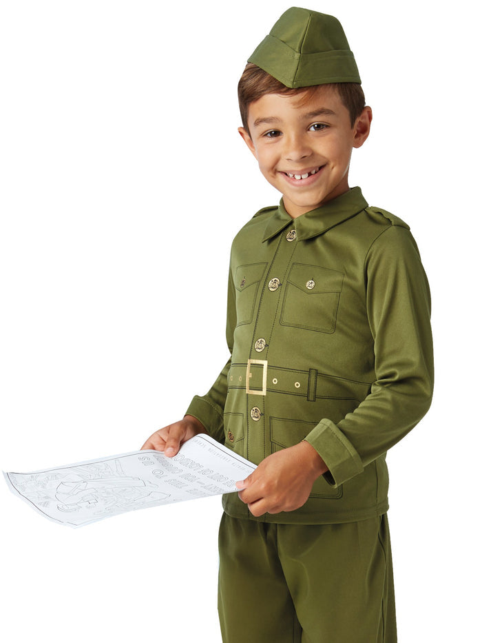 Kids WW2 Solider Costume