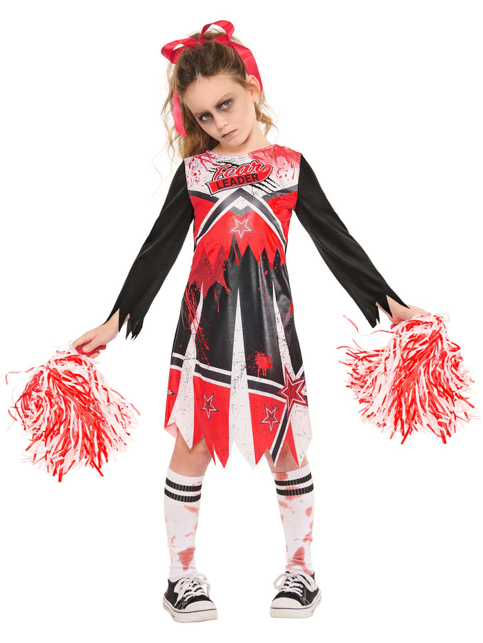 Kids Zombie Cheerleader Costume