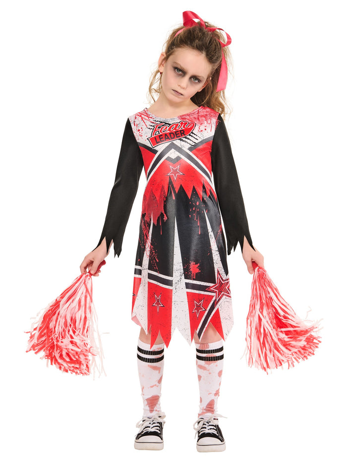 Kids Zombie Cheerleader Costume