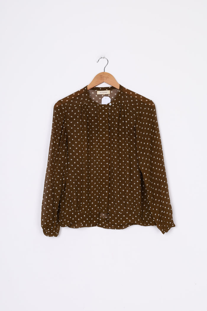 Lee Mathews Womens Green Top Size 2