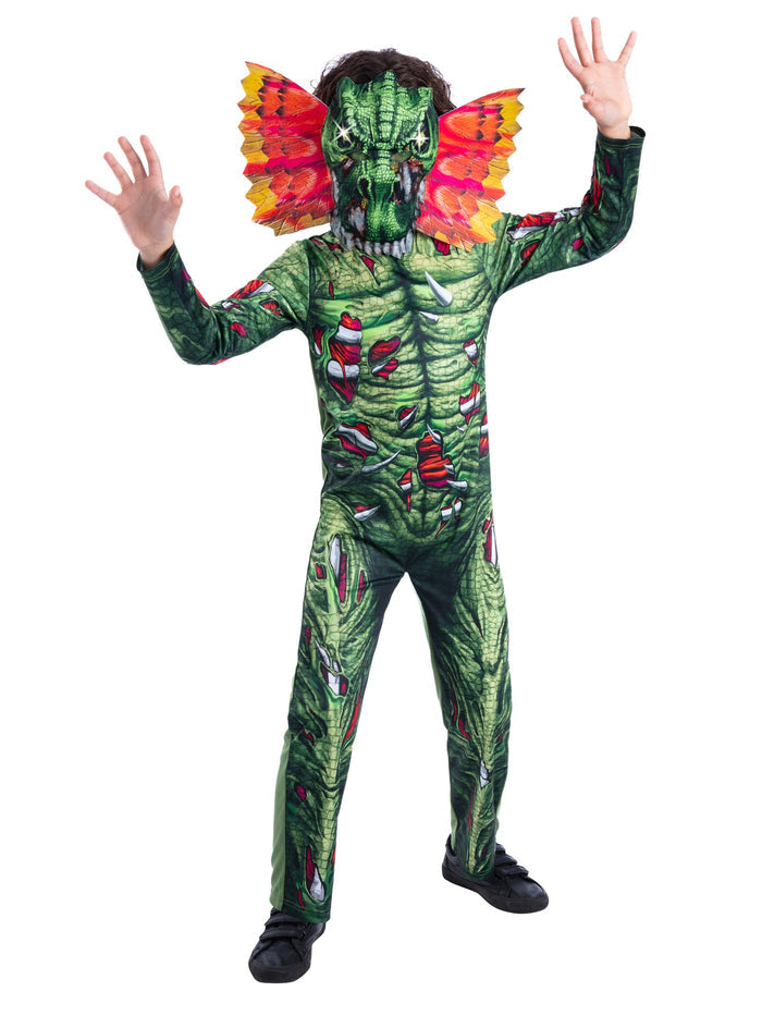 Light Up Zombie Dilophosaurus Dinosaur Costume