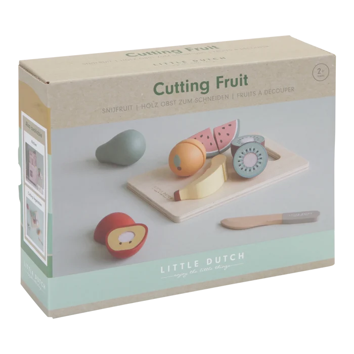 Little Dutch Wooden Cutting Fruit Set