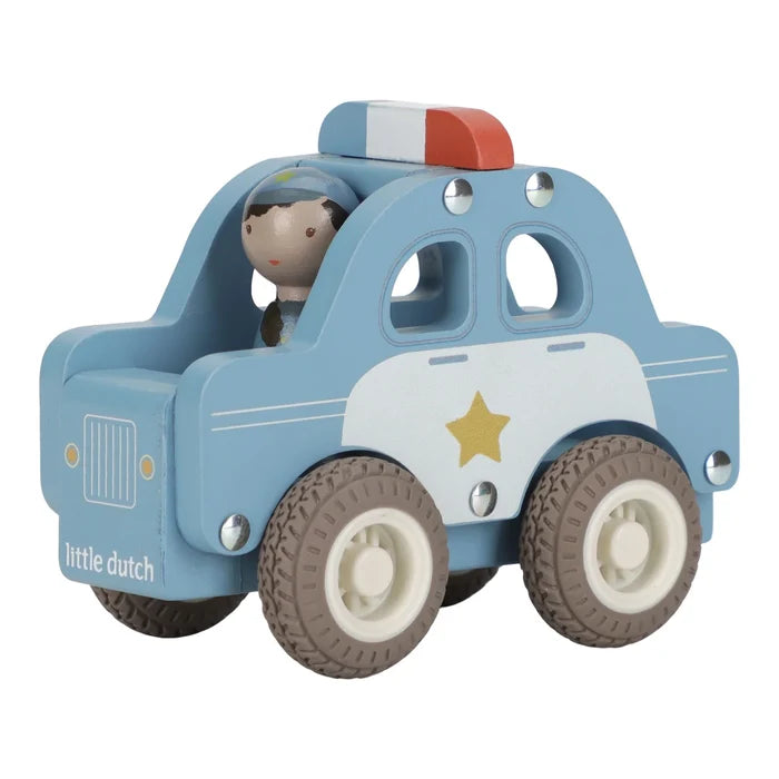 Little Dutch Wooden Police Car