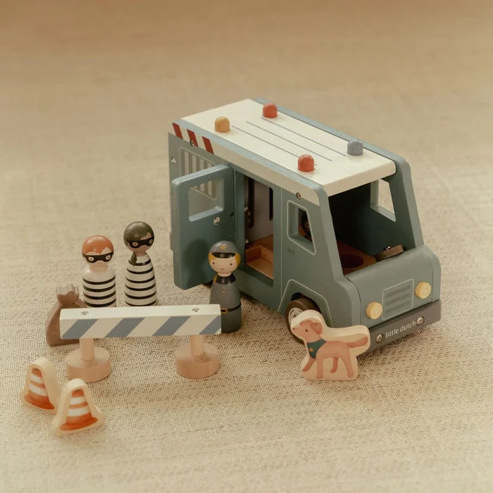 Little Dutch Wooden Police Van