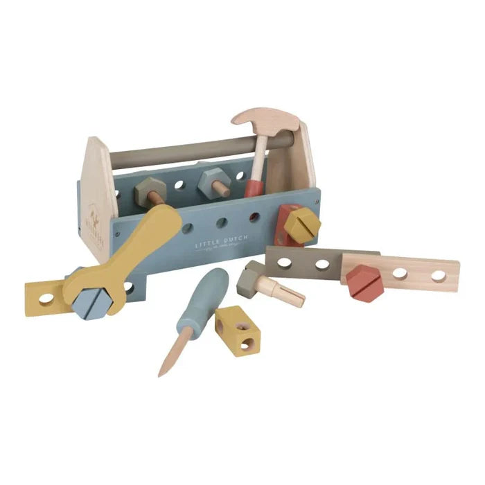Little Dutch Wooden Toolbox Set