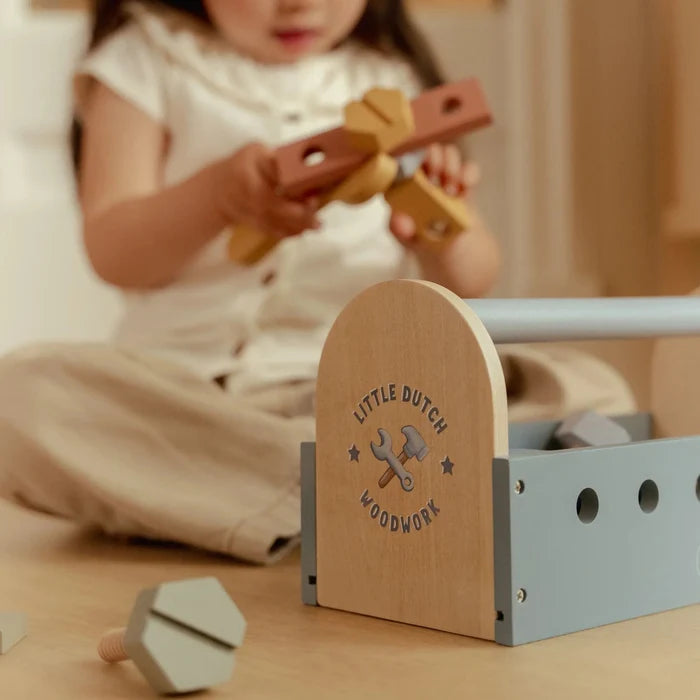 Little Dutch Wooden Toolbox Set